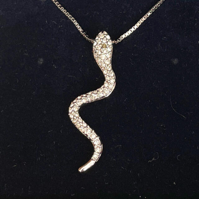 SWAROVSKI - SWAROVSKI スワロフスキー スネーク ネックレスの SWAROVSKI - SWAROVSKI スワロフスキー スネーク ネックレスの