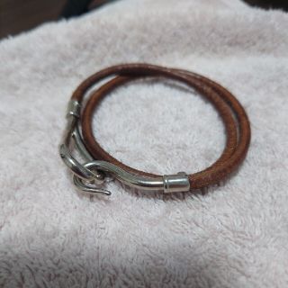 エルメス(Hermes)のHERMES チョーカー ブレスレット ジャンボ シルバー金具(ブレスレット/バングル)