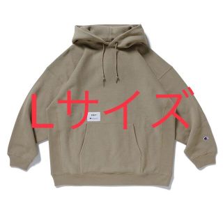 ダブルタップス(W)taps)の【新品】WTAPS CHAMPION コラボ フーディ パーカー Lサイズ(パーカー)