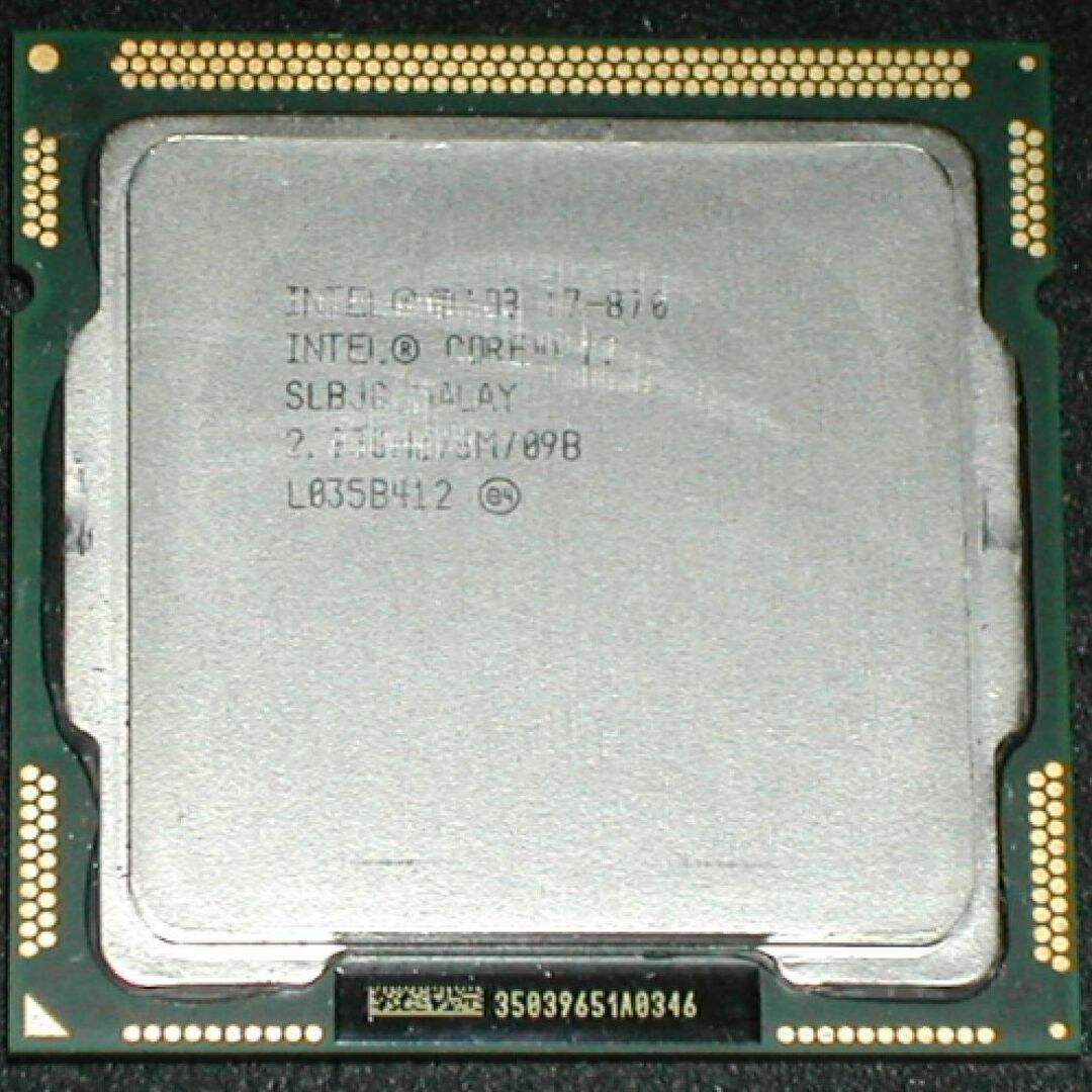 4コア8スレッド　Core i7 870  LGA1156