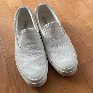 コンバース(CONVERSE)のコンバース　レザースリッポン(スニーカー)