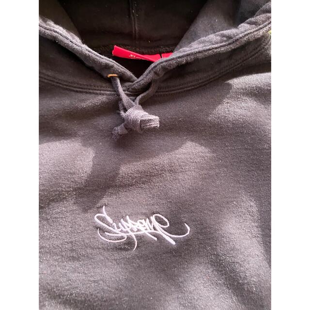 ★XL★Supreme★tag logo Hooded Sweatshirt