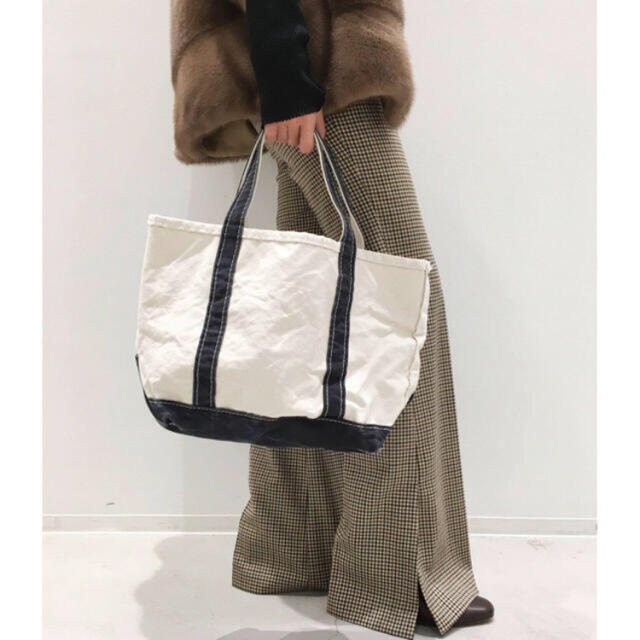 L'Appartement DEUXIEME CLASSE(アパルトモンドゥーズィエムクラス)の極美品⭐️L.L.Bean Canvas Tote Bag M ブラック レディースのバッグ(トートバッグ)の商品写真