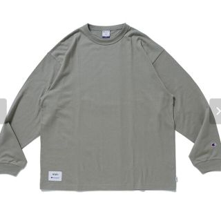 ダブルタップス(W)taps)のwtaps × Champion Tシャツ 長袖 オリーブ XL(Tシャツ/カットソー(七分/長袖))