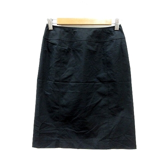 インディヴィ(INDIVI)のインディヴィ INDIVI タイトスカート ひざ丈 36 黒 ブラック /MN(ひざ丈スカート)