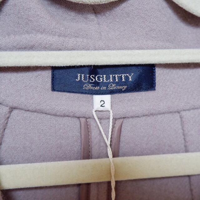 JUSGLITTY(ジャスグリッティー)のジャスグリッティー (JASGLITTY) リバーショートコート レディースのジャケット/アウター(その他)の商品写真