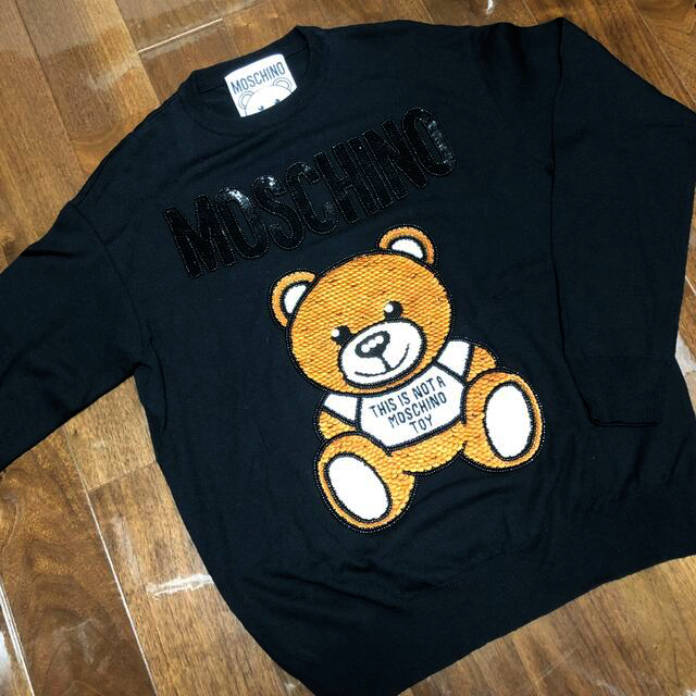 西日本産 新品☆MOSCHINOモスキーノ くま 熊 ベアー ニット - 通販