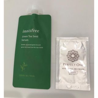 イニスフリー(Innisfree)のイニスフリー　グリーンティーシード　セラム　＋　オマケ(美容液)