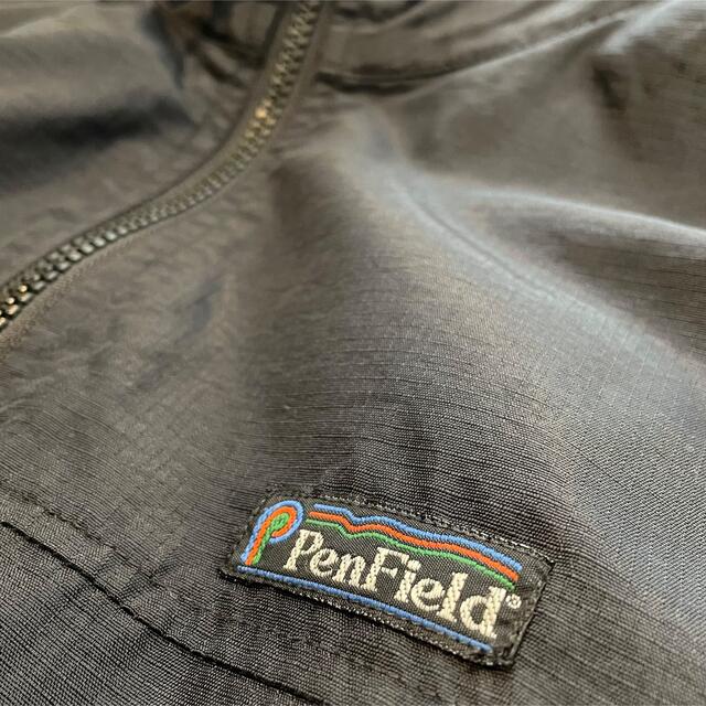 【Pen Field】ナイロンジャケット 刺繍ロゴ バックポケット US古着
