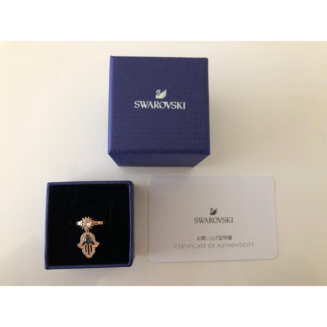 スワロフスキー　Swarovski リング　ローズゴールド