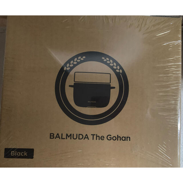 BALMUDA(バルミューダ)のBALMUDA 電気炊飯器 The Gohan K03A-BK スマホ/家電/カメラの調理家電(炊飯器)の商品写真