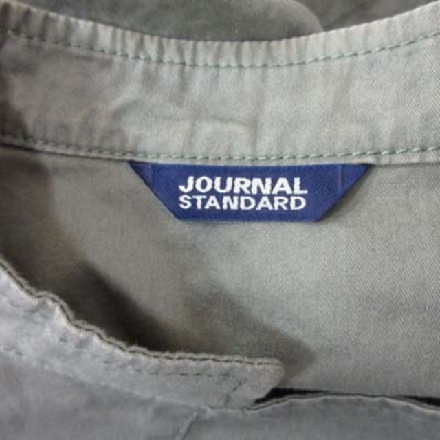 JOURNAL STANDARD(ジャーナルスタンダード)のジャーナルスタンダード ノーカラージャケット ダブル 緑 カーキ /YI レディースのジャケット/アウター(その他)の商品写真