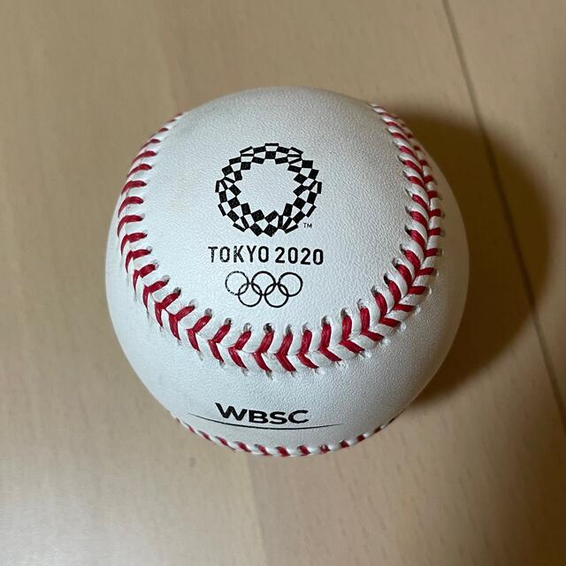 東京オリンピック野球試合球 スポーツ/アウトドアの野球(記念品/関連グッズ)の商品写真