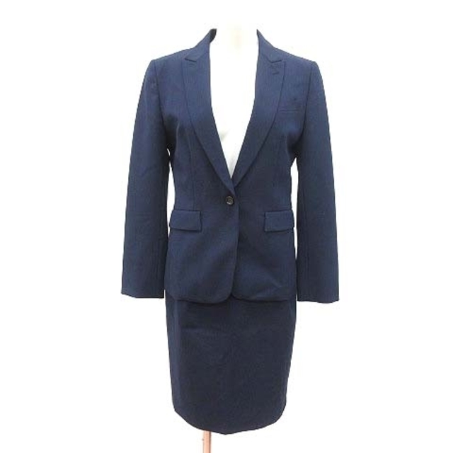 ORIHICA(オリヒカ)のオリヒカ スーツ 上下 テーラードジャケット タイトスカート ひざ丈 11 紺 レディースのフォーマル/ドレス(スーツ)の商品写真