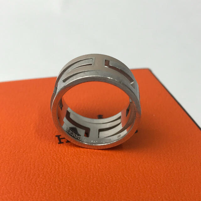 Hermes(エルメス)のRR101 エルメス　ムーブアッシュリング　シルバー　＃50  レディースのアクセサリー(リング(指輪))の商品写真