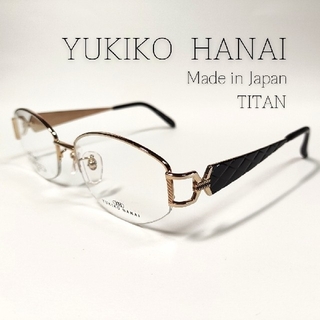 ユキコハナイ(Yukiko Hanai)のYUKIKO HANAI チタン メガネフレーム 日本製 03(サングラス/メガネ)