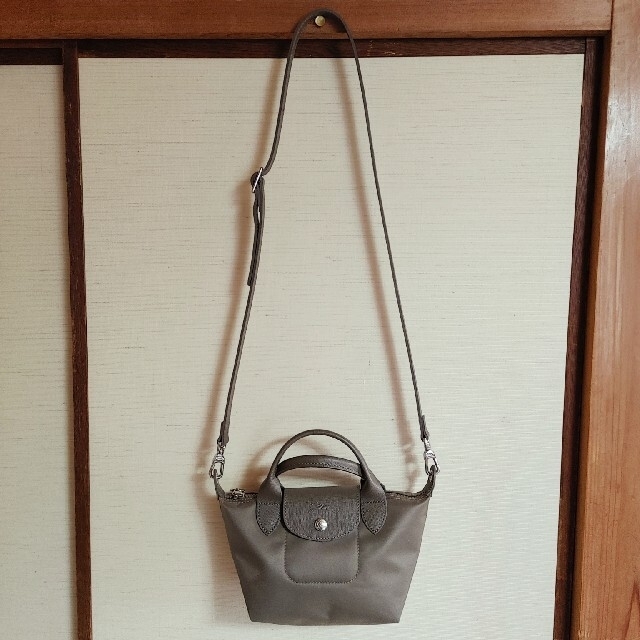 LONGCHAMP(ロンシャン)の値下げ★LONGCHAMP プリアージュネオXS トープ★ レディースのバッグ(ショルダーバッグ)の商品写真