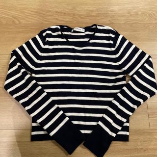 ザラ(ZARA)のZARA  ボーダーニット　Lサイズ(ニット/セーター)