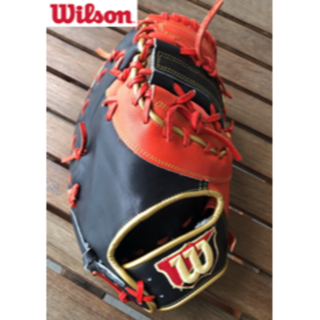 wilson(ウィルソン)の【美品】ウィルソン（Wilson）ソフト用捕手/一塁手兼用 スポーツ/アウトドアの野球(グローブ)の商品写真