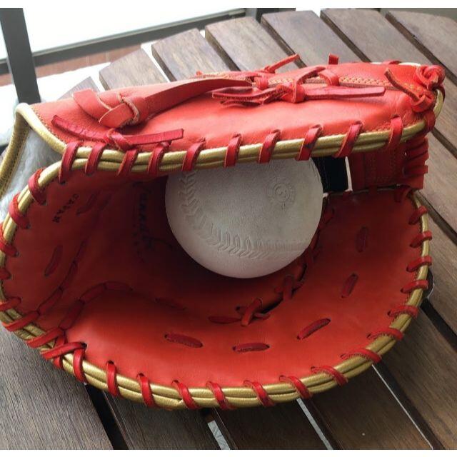 wilson(ウィルソン)の【美品】ウィルソン（Wilson）ソフト用捕手/一塁手兼用 スポーツ/アウトドアの野球(グローブ)の商品写真