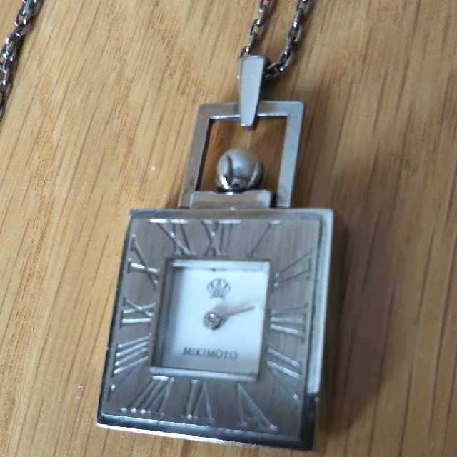 MIKIMOTO JAL 角型ペンダントウォッチ 稼働品 - 腕時計