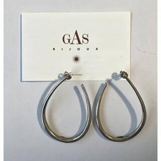 GAS - GAS BIJOUX/ガスビジュー シルバーフープピアスの通販 by
