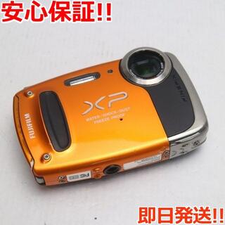 フジフイルム(富士フイルム)の美品 FinePix XP50 オレンジ (コンパクトデジタルカメラ)