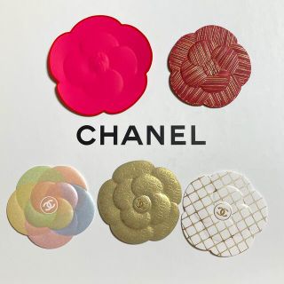 シャネル(CHANEL)のCHANEL カメリア ステッカー 5枚セット(ラッピング/包装)