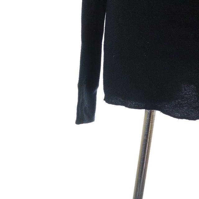 Chrome Hearts(クロムハーツ)のクロムハーツ サーマル 長袖 Tシャツ カットソー ロンT プリント S 黒 レディースのトップス(Tシャツ(長袖/七分))の商品写真