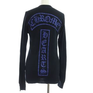 クロムハーツ(Chrome Hearts)のクロムハーツ サーマル 長袖 Tシャツ カットソー ロンT プリント S 黒(Tシャツ(長袖/七分))