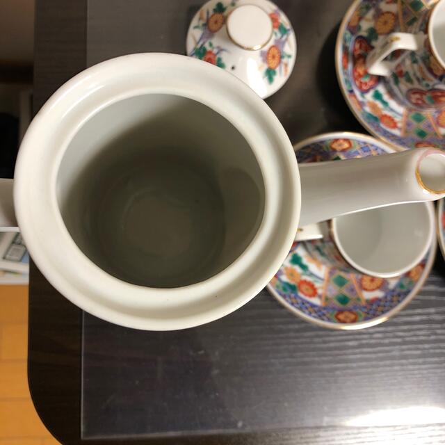 献上伊万里　コーヒーカップ&ソーサー　ポット付き 5