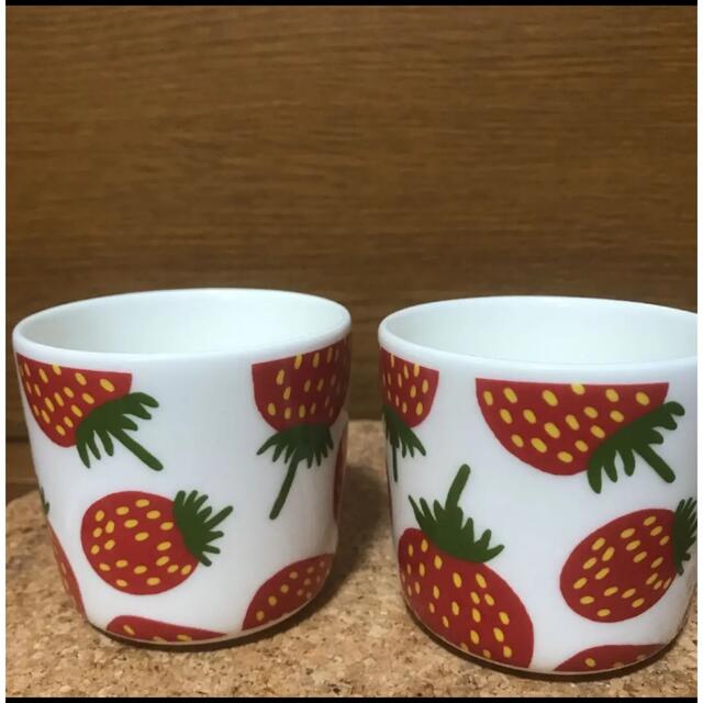 marimekko - レア マリメッコ ラテマグ マンシッカ いちご イチゴ 苺