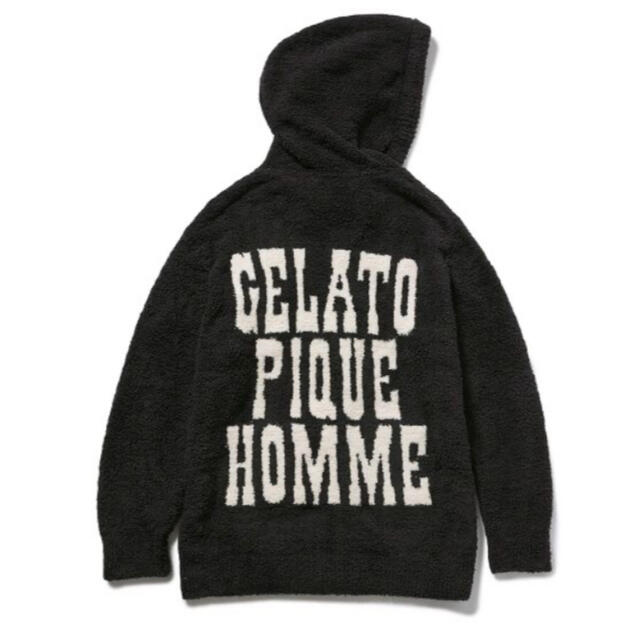 新品gelato pique HOMME パウダービッグロゴパーカー