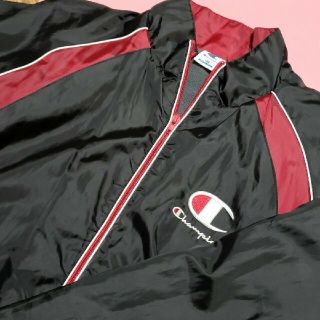 チャンピオン(Champion)の(Champion )チャンピオンナイロンジャンパー[ 裏フリース 暖か仕様](ジャケット/上着)