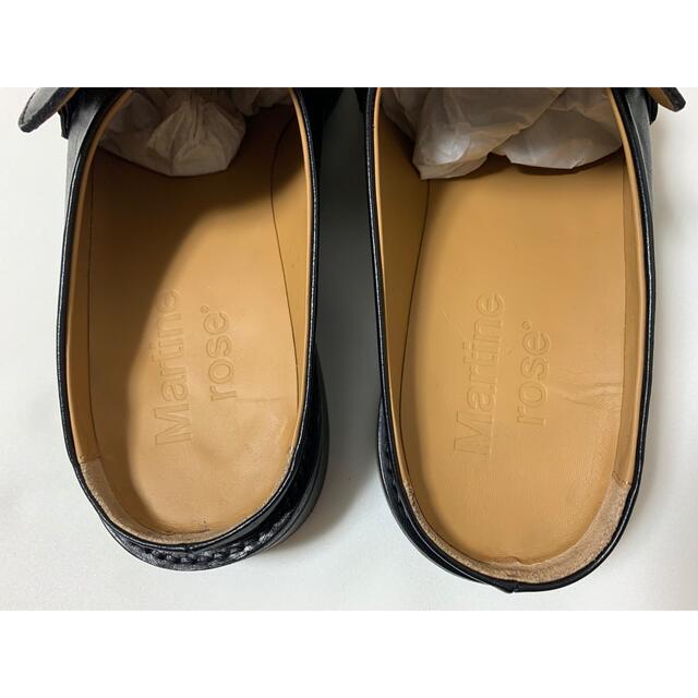 新品《 Martine Rose 》レザー ローファー ミュール 44 | www