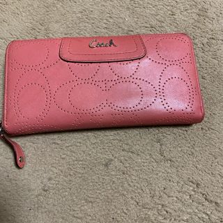 コーチ(COACH)のコーチ長財布、ピンク(財布)