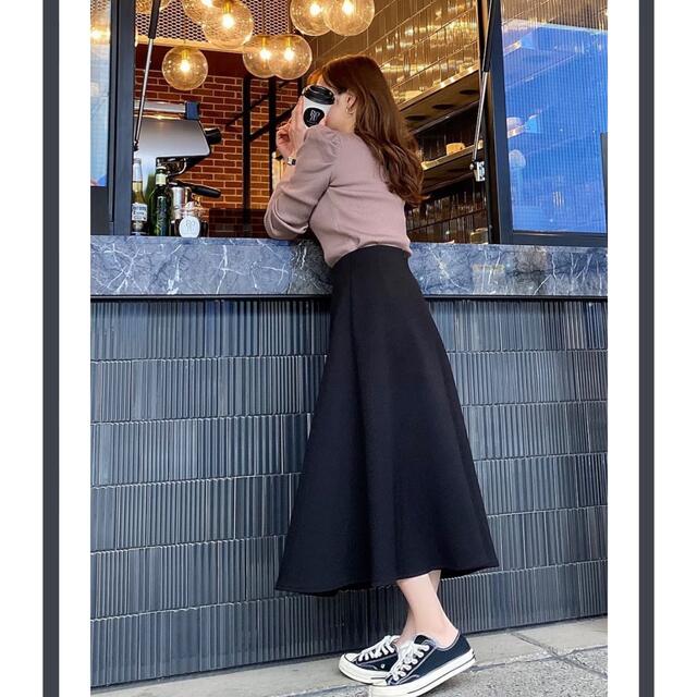 神戸レタス(コウベレタス)の[ 岡部あゆみさんコラボ ]ボンディングフレアスカート  レディースのスカート(ロングスカート)の商品写真