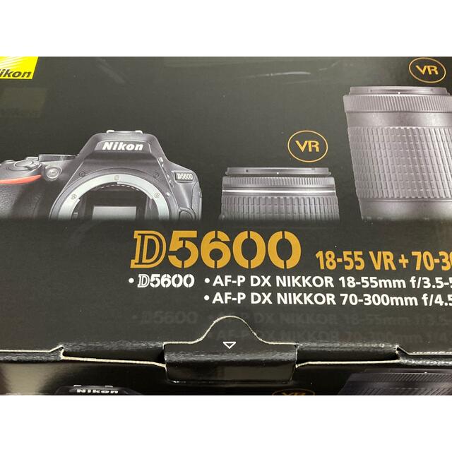 Nikon(ニコン)の【新品未使用】ニコン D5600 ダブルズームキット スマホ/家電/カメラのカメラ(デジタル一眼)の商品写真