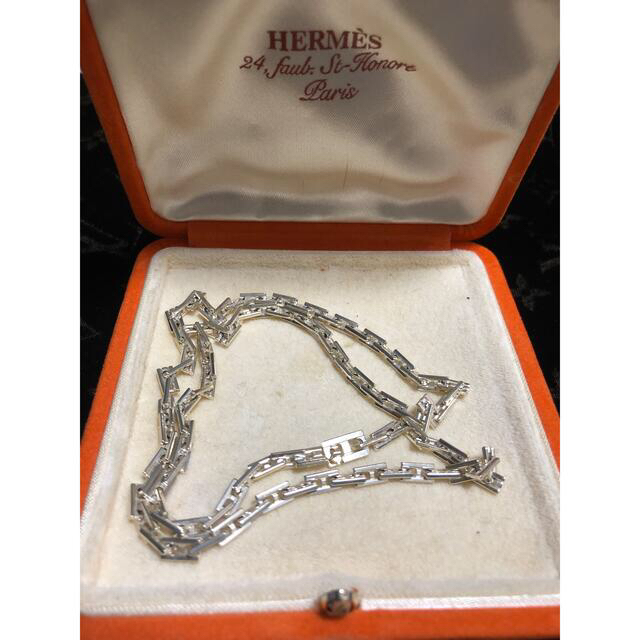 半額SALE☆ Hermes 50 ビンテージ Hermes 廃盤 ネックレス ヘラクレス