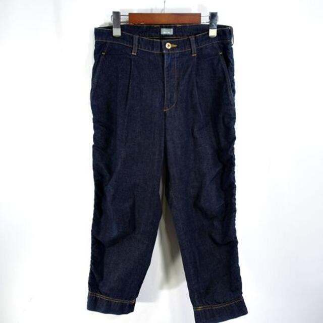 kolor(カラー)のKOLOR BEACON クロップド パッカリング デニム パンツ カラー メンズのパンツ(デニム/ジーンズ)の商品写真