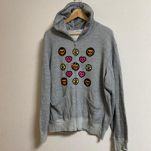 A BATHING APE(アベイシングエイプ)のAPE エイプ　ジップパーカー メンズのトップス(パーカー)の商品写真