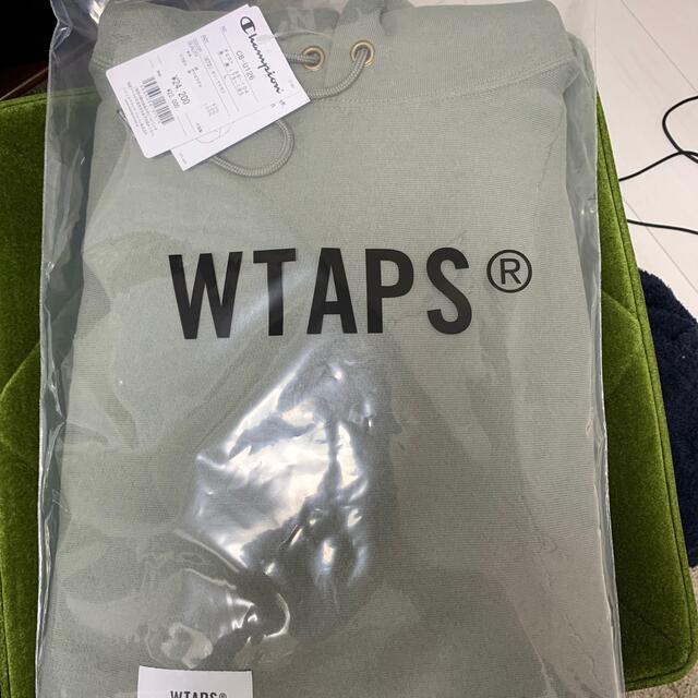 wtaps champion パーカー　オリーブ　Lサイズ