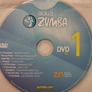 ズンバ(Zumba)のAQUA　ZUMBA　アクア　ズンバ　CD DVDのセット(スポーツ/フィットネス)