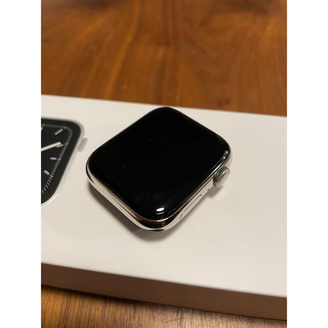 Apple Watch(アップルウォッチ)の【専用】Apple Watch 5 44mm ステンレス メンズの時計(腕時計(デジタル))の商品写真