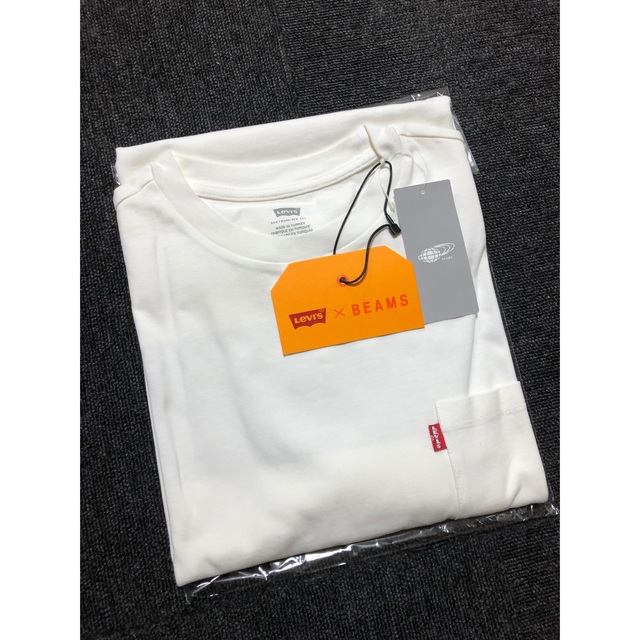 Levi's(リーバイス)の【限定】LEVI'S BEAMS SUPER WIDE LOGO T-SHIRT メンズのトップス(Tシャツ/カットソー(半袖/袖なし))の商品写真