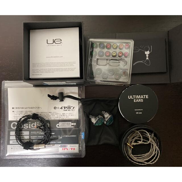 美品 ULTIMATE EARS UE LIVE TO-GO Emerald  スマホ/家電/カメラのオーディオ機器(ヘッドフォン/イヤフォン)の商品写真