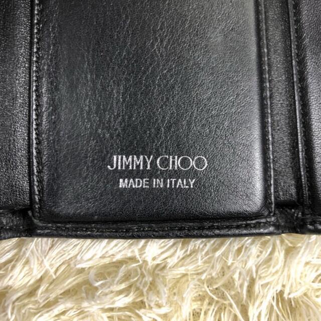 JIMMY CHOO ジミーチュウ NEMO UUF 202 スタースタッズ 三つ折り財布 イタリア正規品 ミニ財布 レディース 新品