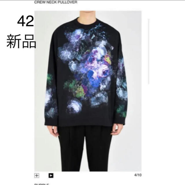 LAD MUSICIAN(ラッドミュージシャン)のCREW NECK PULLOVER 新品　20ss 42 メンズのトップス(スウェット)の商品写真