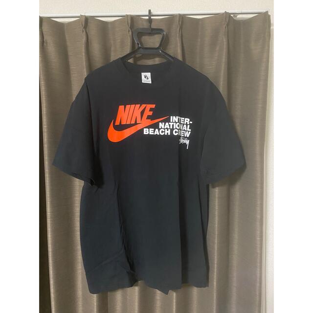 NIKE(ナイキ)のNIKE STUSSY Tシャツ　Lサイズ　ブラック メンズのトップス(Tシャツ/カットソー(半袖/袖なし))の商品写真