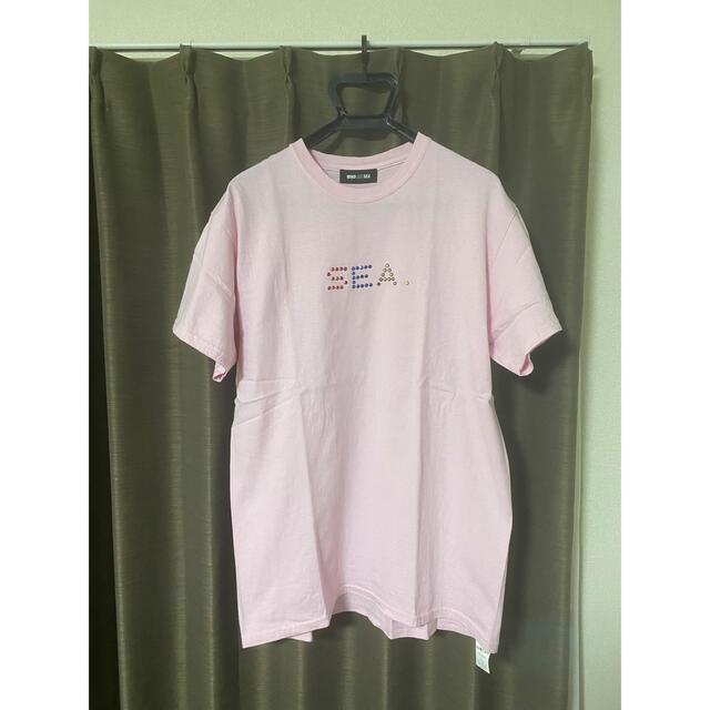 SEA(シー)のウィンダンシー　ソフネット　Tシャツ　Lサイズ　ピンク メンズのトップス(Tシャツ/カットソー(半袖/袖なし))の商品写真